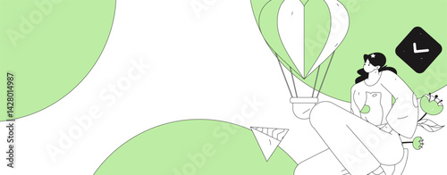3.12 International Women's Day professional women flat character vector concept operation hand drawn illustration
