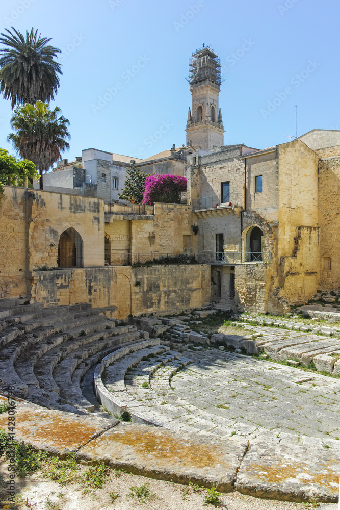 The Old town of Lecce, Apulia Region, Italy
