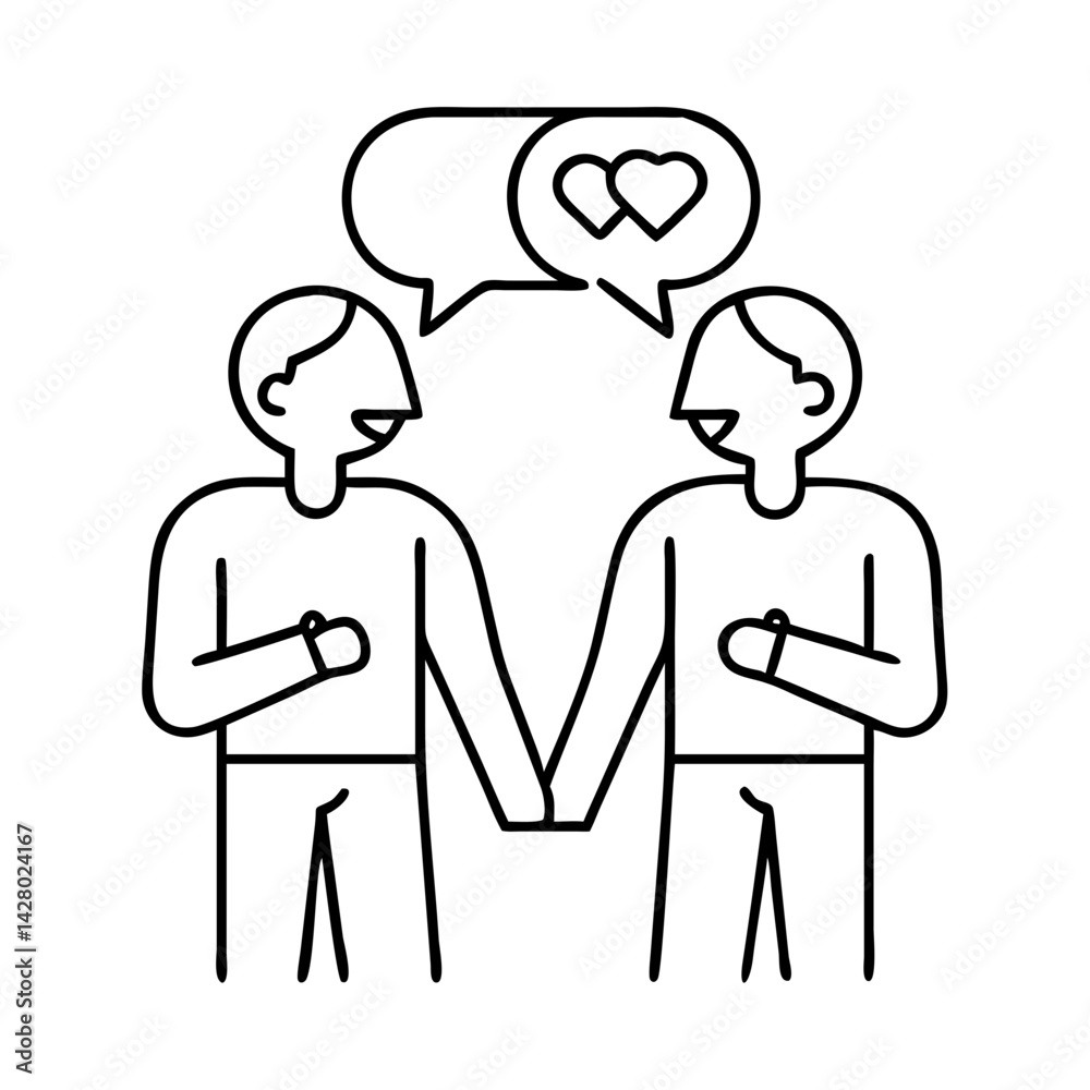 best friends in conversation icon, best friends in conversation line art - simple line art of best friends in conversation, perfect for best friends in conversation logos and icons best friends in conversation icon, best friends in conversation line art - simple line art of best friends in conversation, perfect for best friends in conversation logos and icons