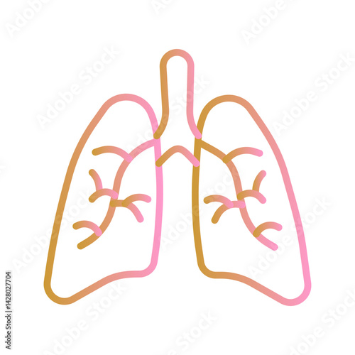 Lungs Icon Design
