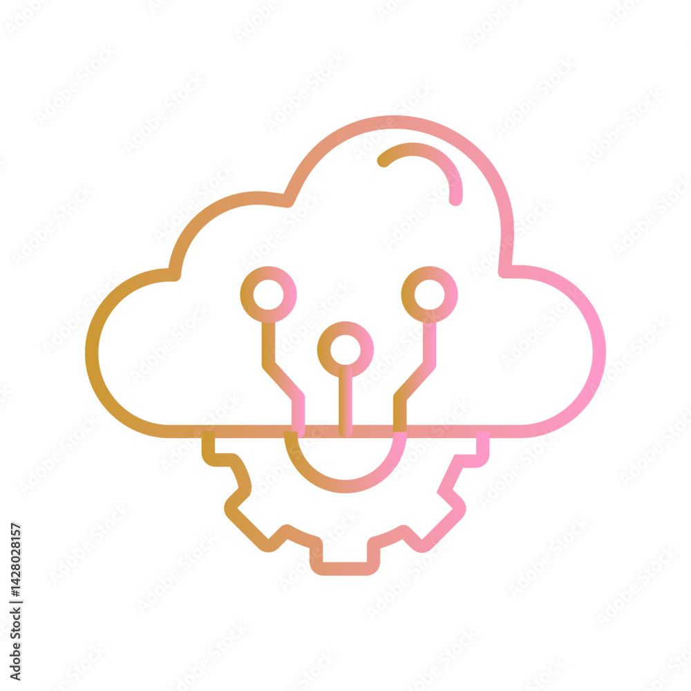 Digitalization Process Icon Design Digitalization Process Icon Design