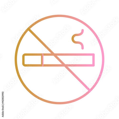 No Tobacco Icon Design