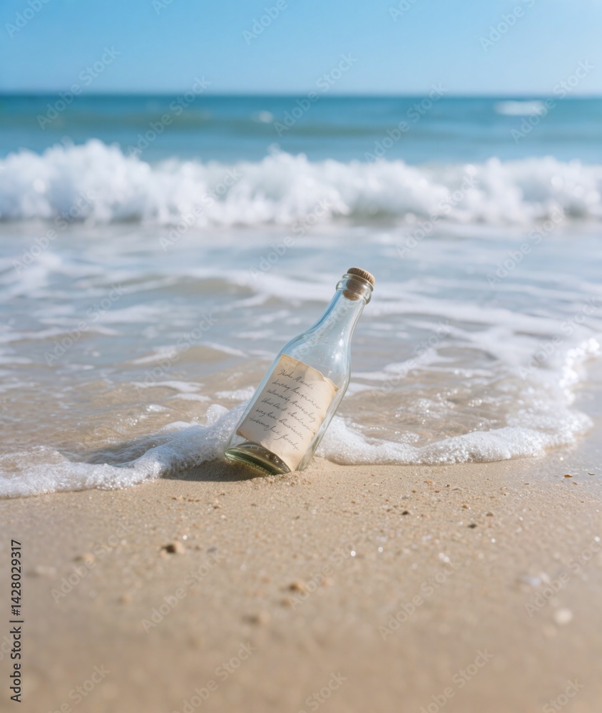 Obraz premium message in a bottle