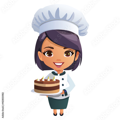 Cute and Creative: Chef Girl Character Designs for Baking
