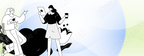 3.12 International Women's Day professional women flat character vector concept operation hand drawn illustration
