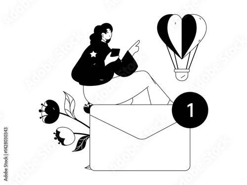 3.12 International Women's Day professional women flat character vector concept operation hand drawn illustration
