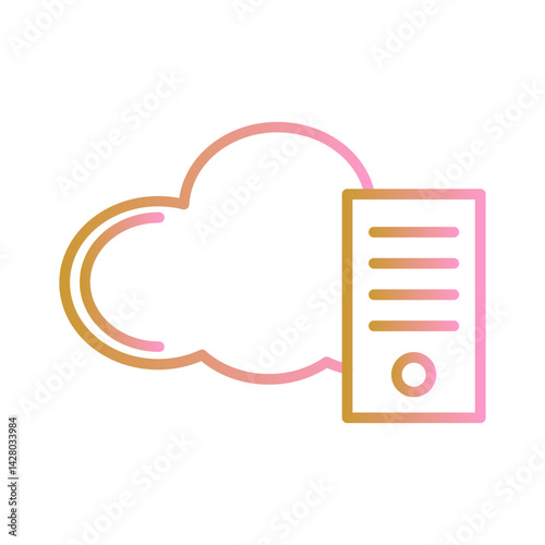 Cloud Computing Icon Design