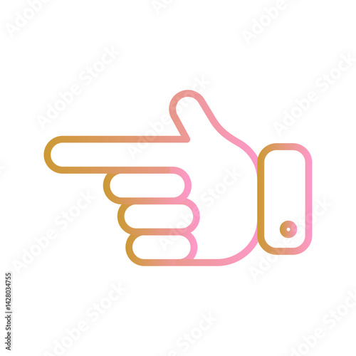 Hand Pointer Icon Design