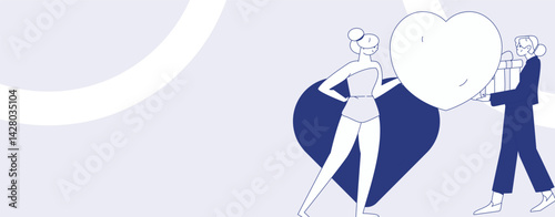 3.12 International Women's Day professional women flat character vector concept operation hand drawn illustration
