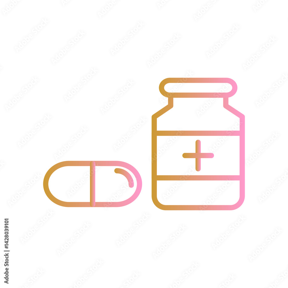 Pill Icon Design Pill Icon Design
