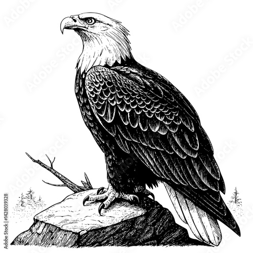 eagle on a branch