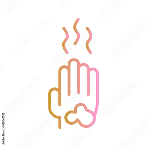 Smelly Hands Icon Design