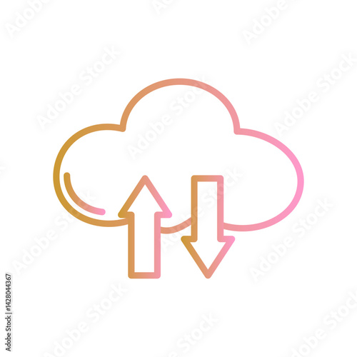 Cloud Computing Icon Design