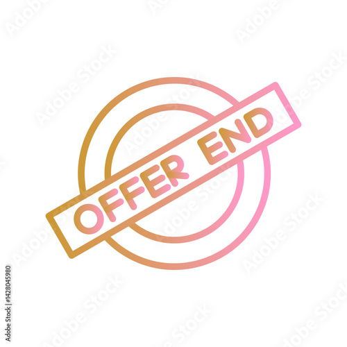 Offer End Icon Design