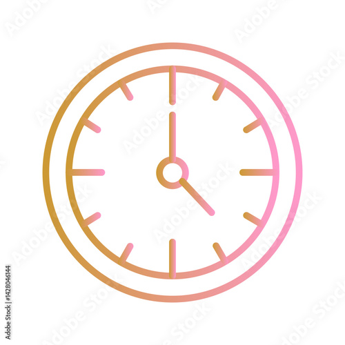 Wall Clock Icon Design