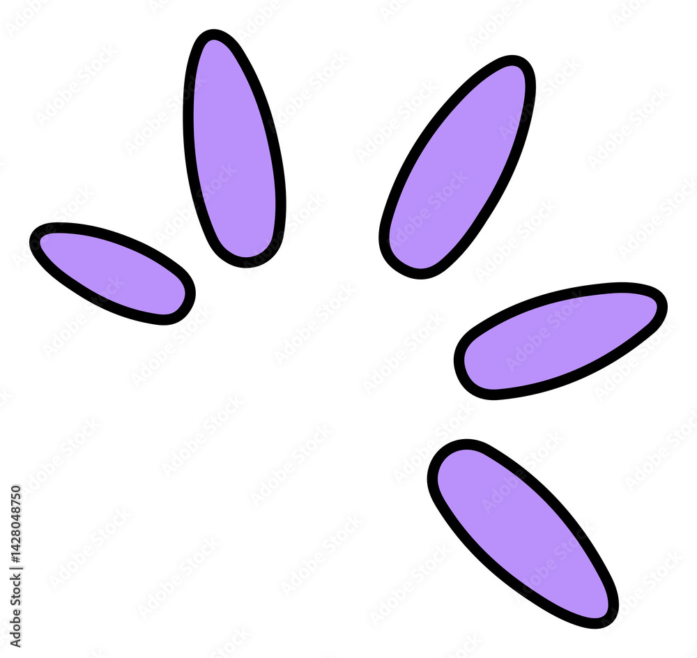 Comic Surprise Sticker Icon Comic Surprise Sticker Icon