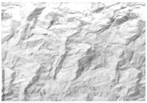 Stone Background And Layers In Halftone Mode