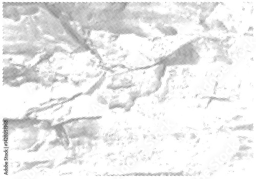 Stone Background And Layers In Halftone Mode