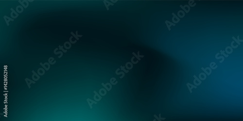 Elegant dark blue to light blue and green gradient background illustration ideal for sophisticated visual designs and stylish layouts simple abstract