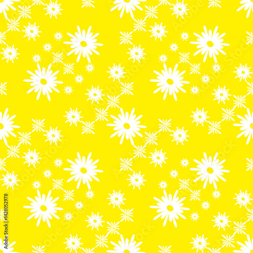 seamless pattern with flowers