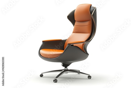 3D Modern Ergonomic Office Chair with Unique Design photo