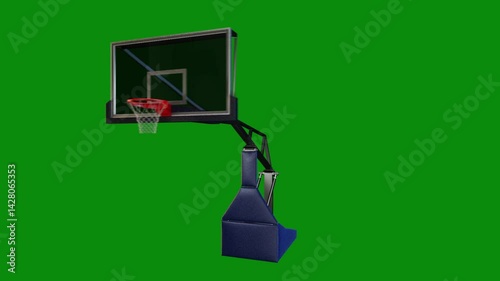 basketball basket animation