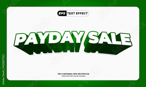 Payday Sale Text Effect Design Sale