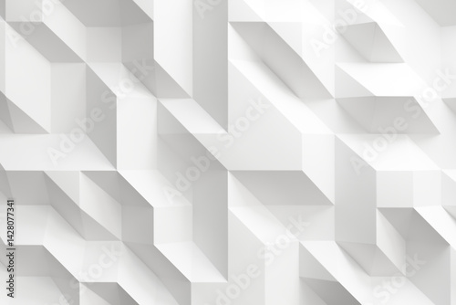 Fototapeta Naklejka Na Ścianę i Meble -  Abstract White background, modern and sophisticated texture suitable for backgrounds. 3d render
