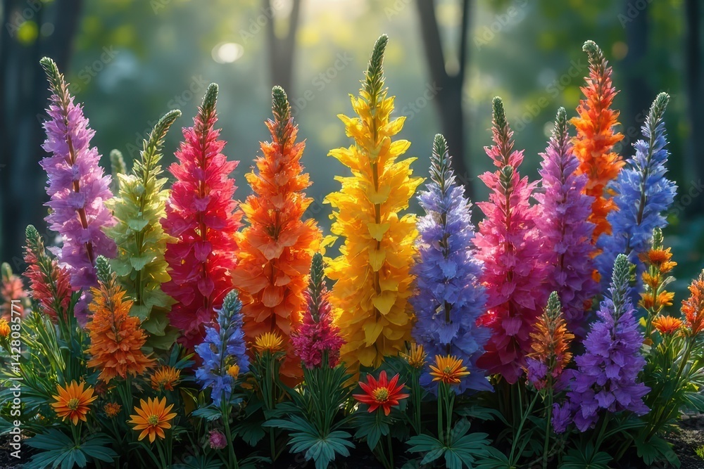 Obraz premium Celebrating Diversity with Nature's Colorful Palette