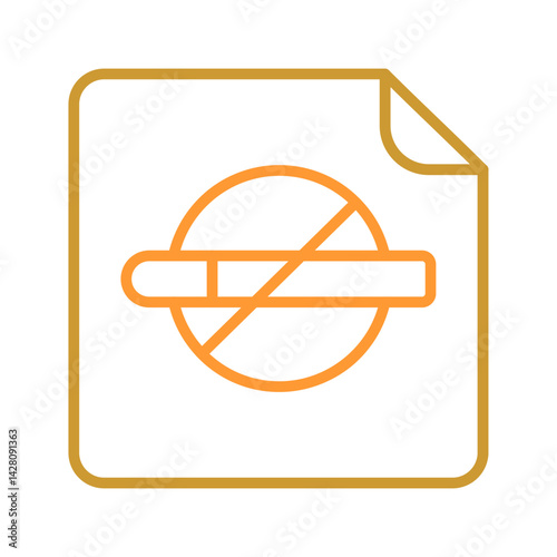 Nicotine Patch Icon Design