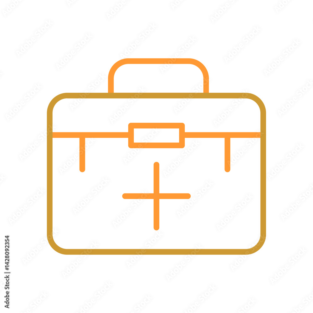 Fototapeta premium First Aid Kit Icon Design