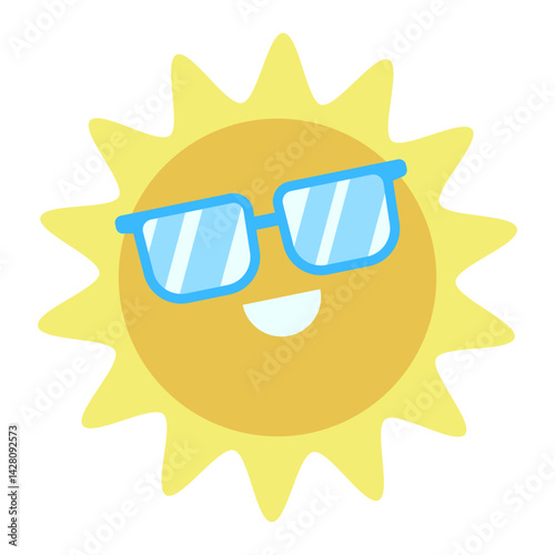 Smiling Sun Cartoon