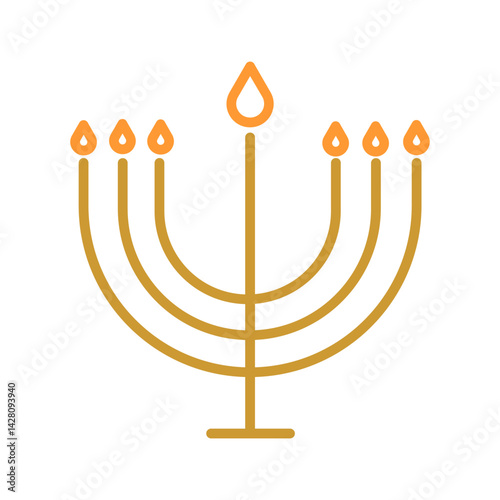 Hanukkah Icon Design