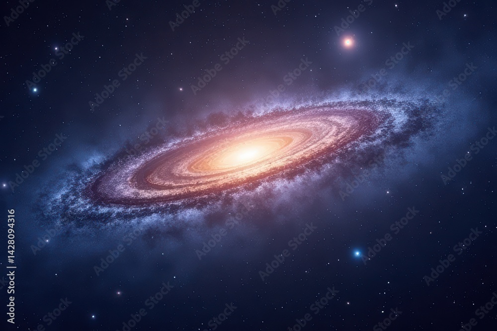 Naklejka premium Galactic Cosmic Art