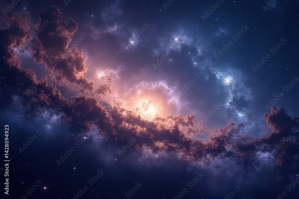 Fototapeta premium Galactic Spectacle