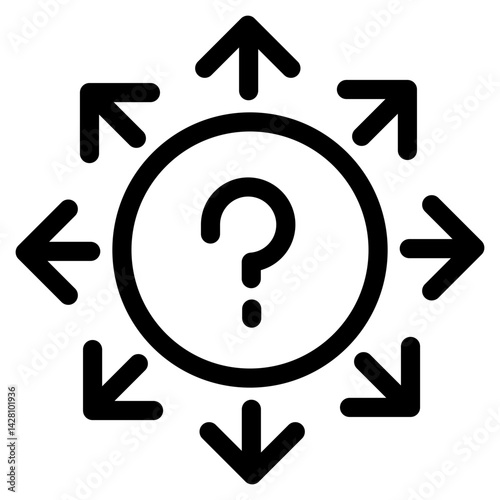 Uncertainty icon
