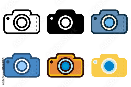 camera photography device icon vector illustration