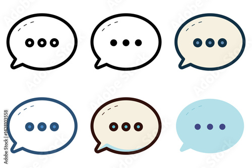 communication chat icon vector illustration