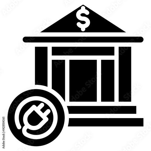 Electronic banking icon
