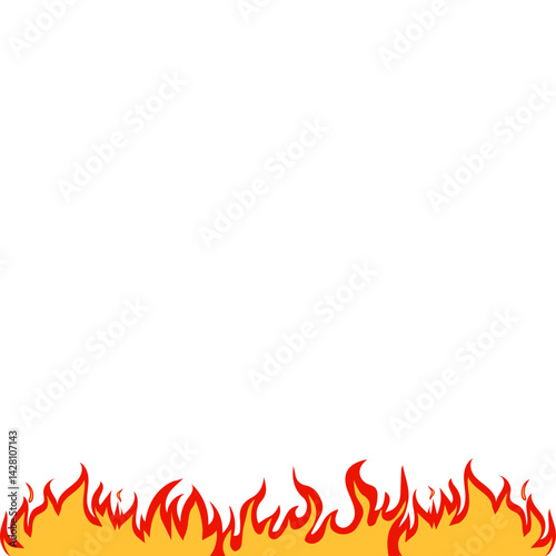 Fire Flame Divider