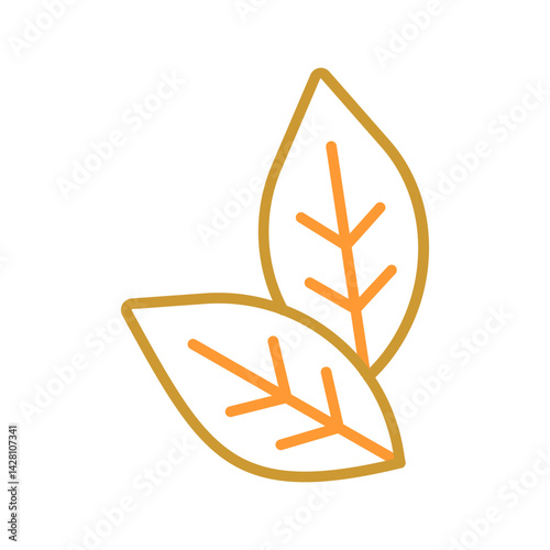 Tobacco Leafs Icon Design