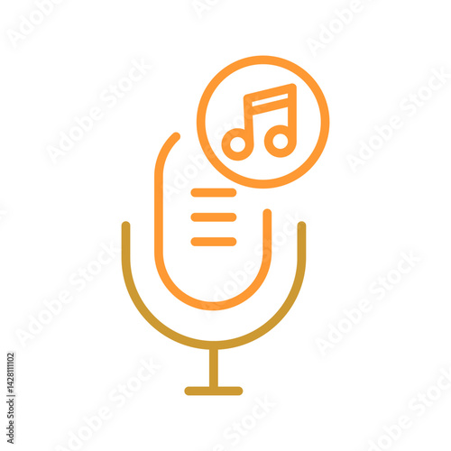 Podcast Playlist Icon Design