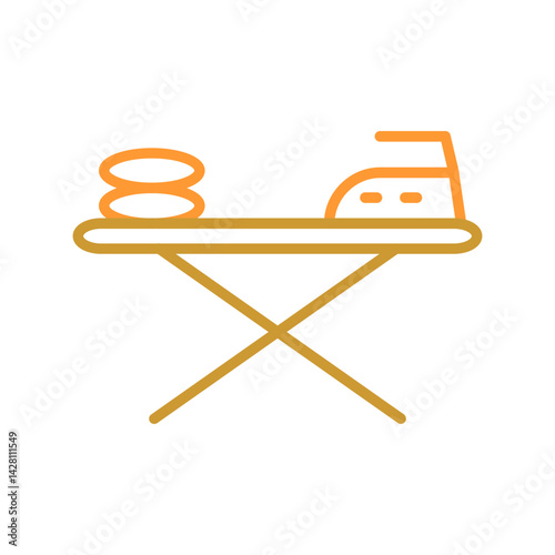 Iron Board Icon Design