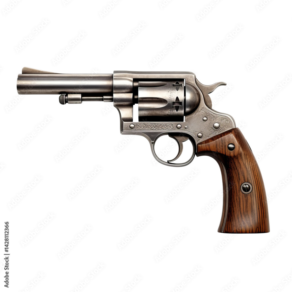 custom made wallpaper toronto digitalAn antique revolver. The classic firearm, with its detailed design and historical significance, makes a strong visual statement.