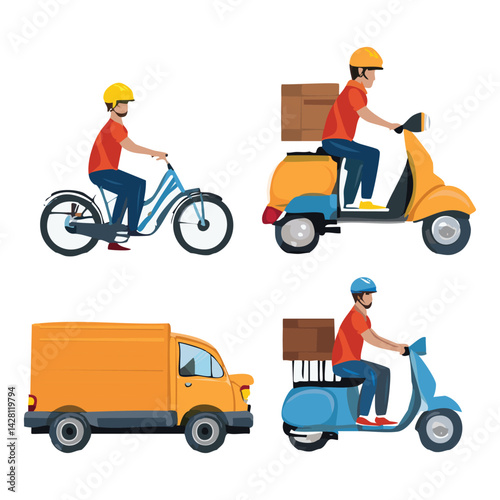 Delivery Person Transport Set

