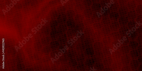 Fabric background Close up texture of natural weave in dark red or teal color. Fabric texture of natural line textile material .