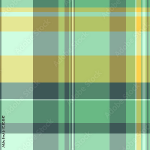 Customizable fabric seamless pattern, american textile vector check. Linen background plaid tartan texture in light and pastel colors.