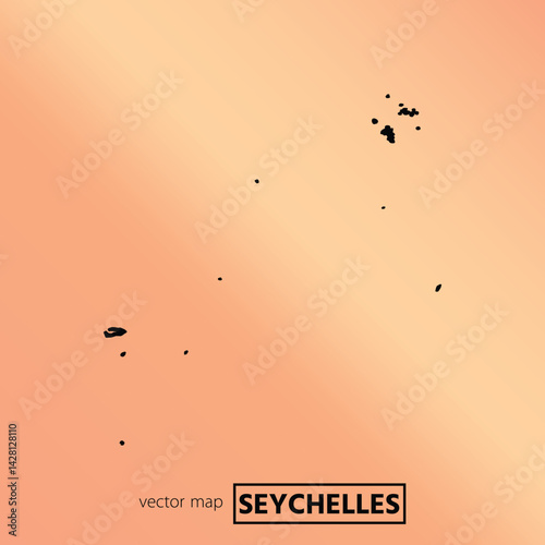 Seychelles map. Vector map for any needs.	