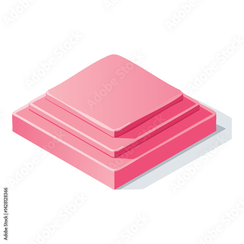 Contemporary Pink Podium
