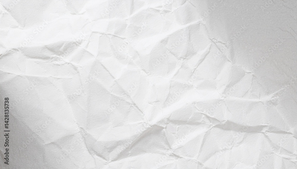 Crumpled White Paper Texture Background for Versatile Design クシャクシャになった白い紙のテクスチャ背景 Crumpled White Paper Texture Background for Versatile Design クシャクシャになった白い紙のテクスチャ背景